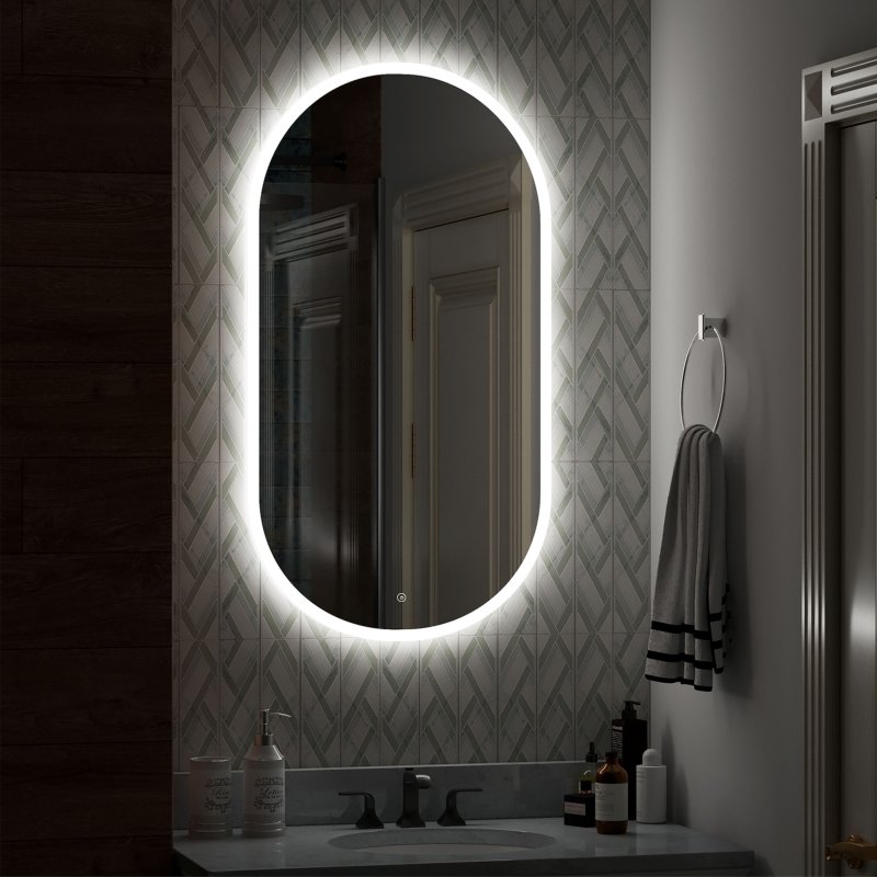 Зеркало континент delight led