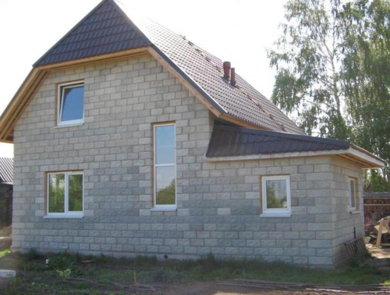 Домик из пеноблоков