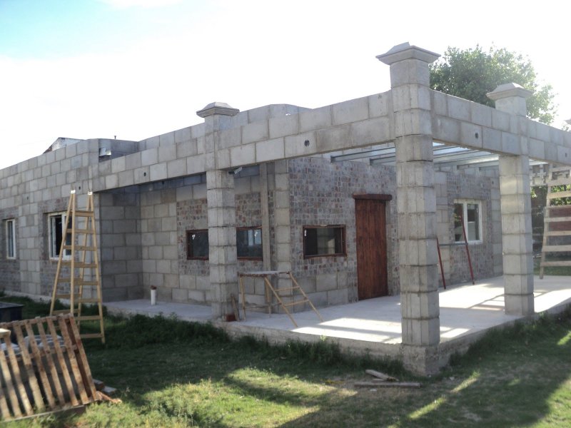 Дома из бетонных блоков
