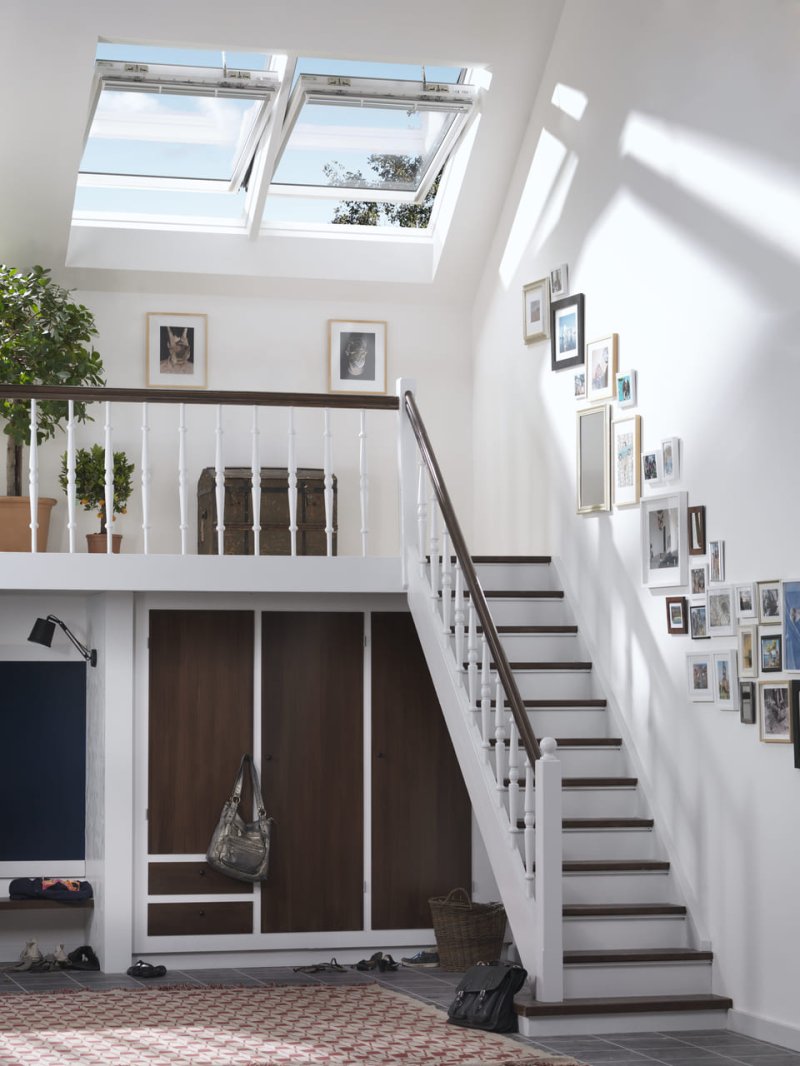 Мансардная лестница velux