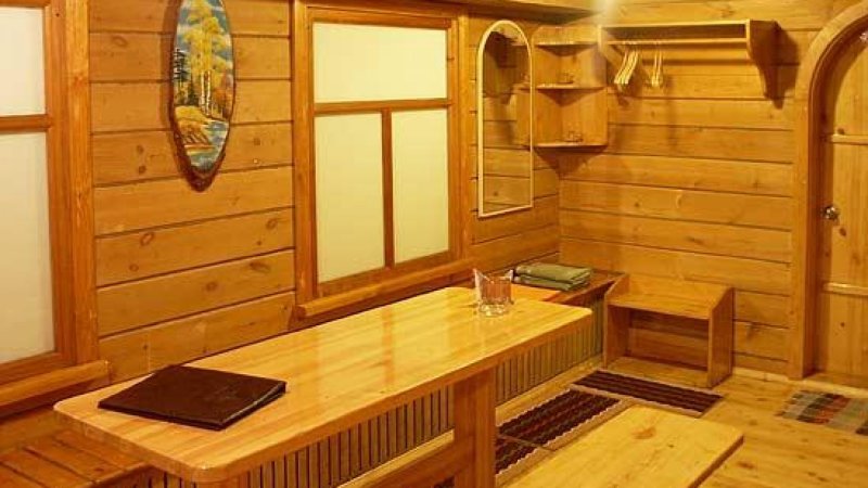 Мебель для бани в комнату отдыха