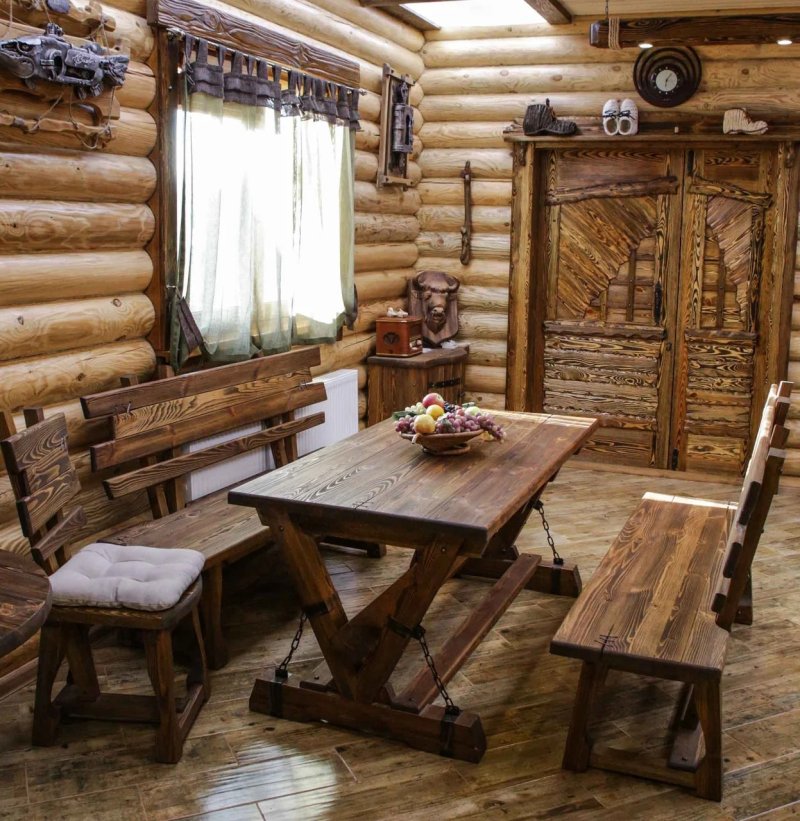 Интерьер предбанника