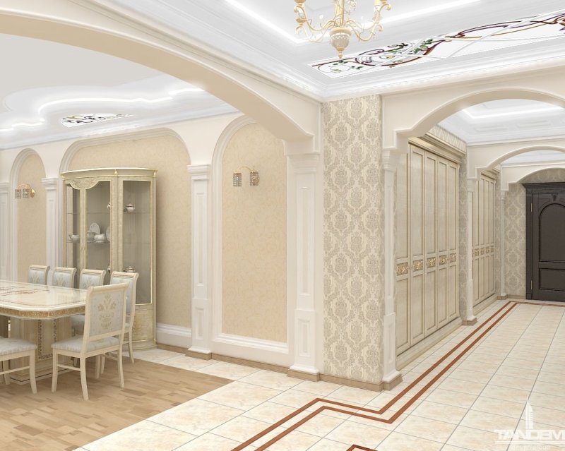 Интерьер квартиры в классическом стиле