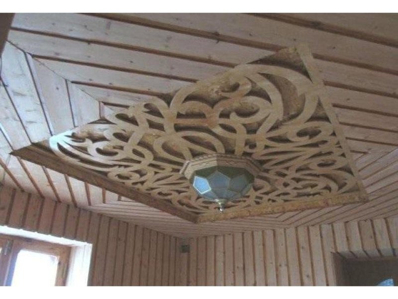 Потолки из фанеры