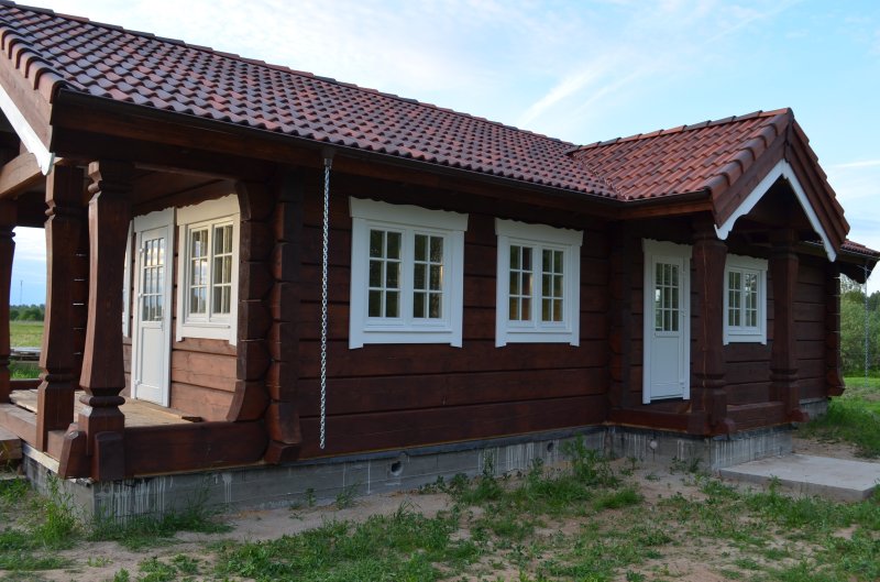 Дом из лафета