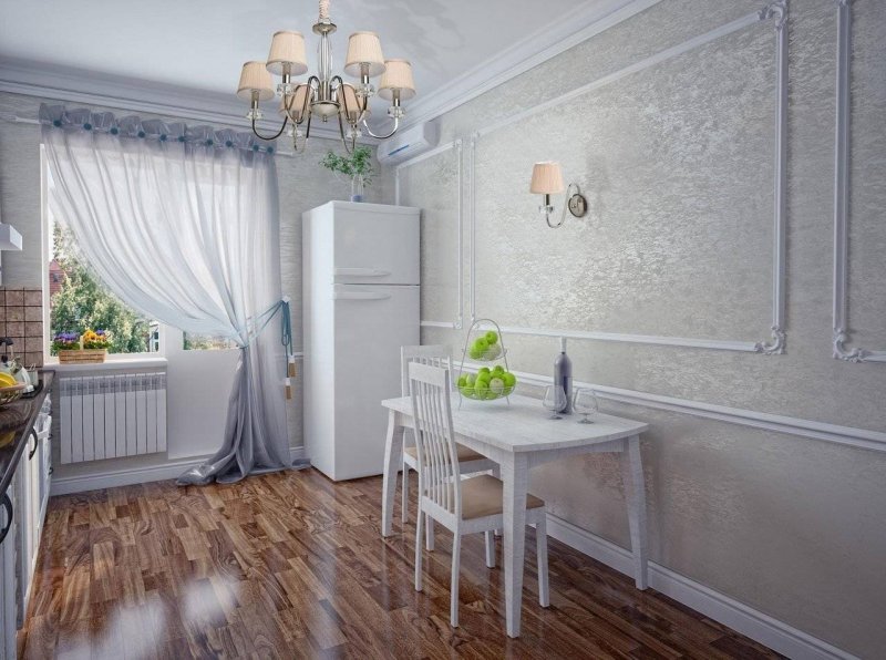 Молдинги на кухне