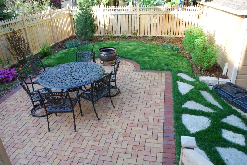 Backyard landscaping