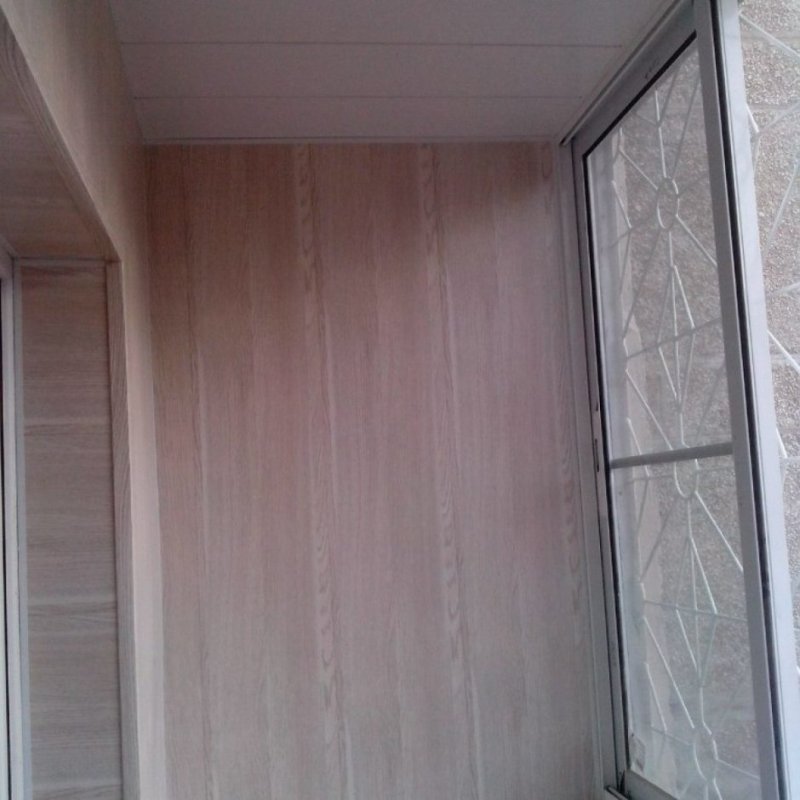 Балкон мдф панелями