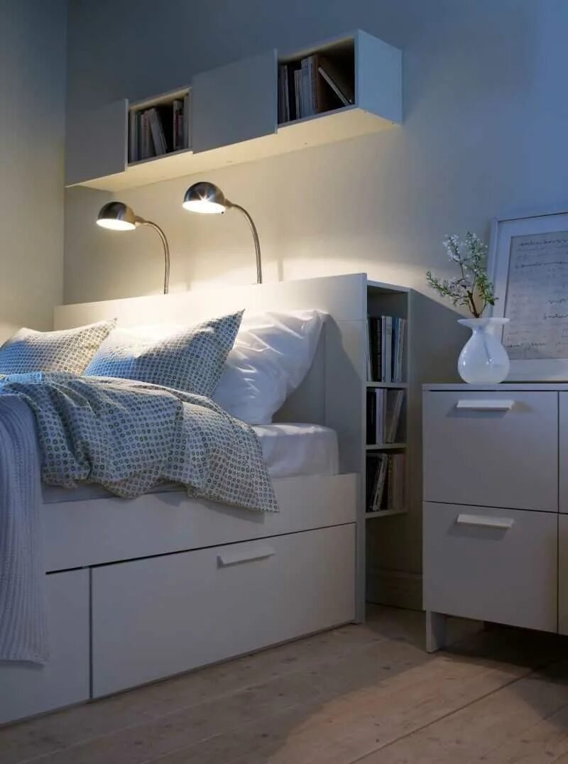 Кровать brimnes ikea