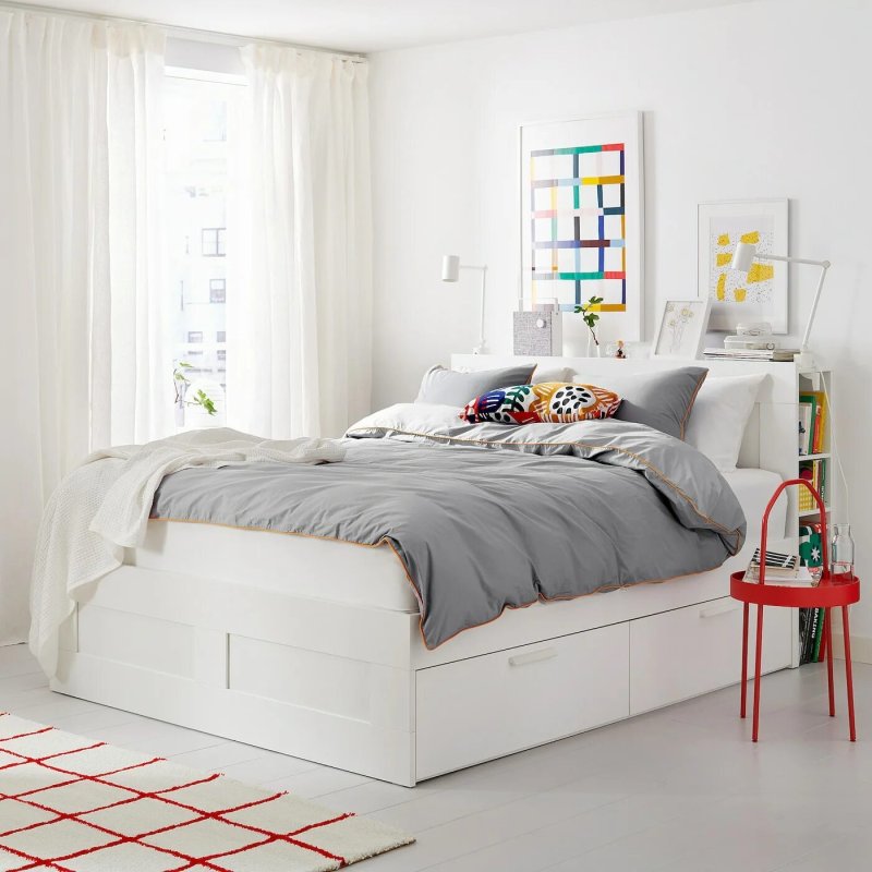 Кровать brimnes ikea
