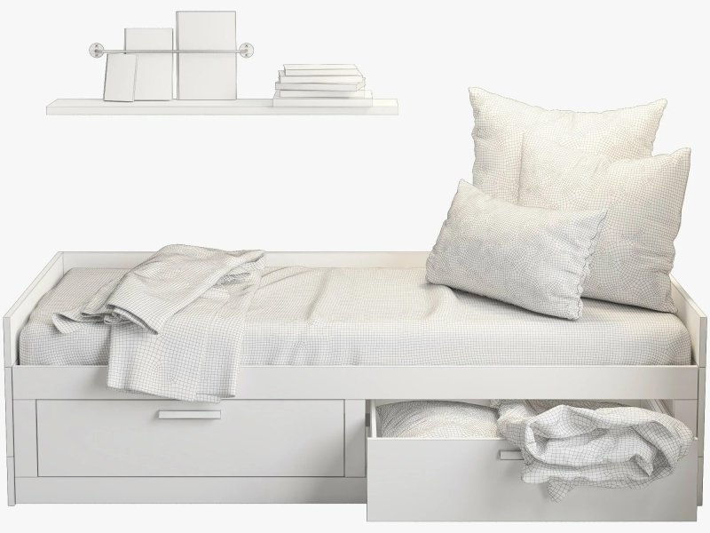 Кровать brimnes ikea