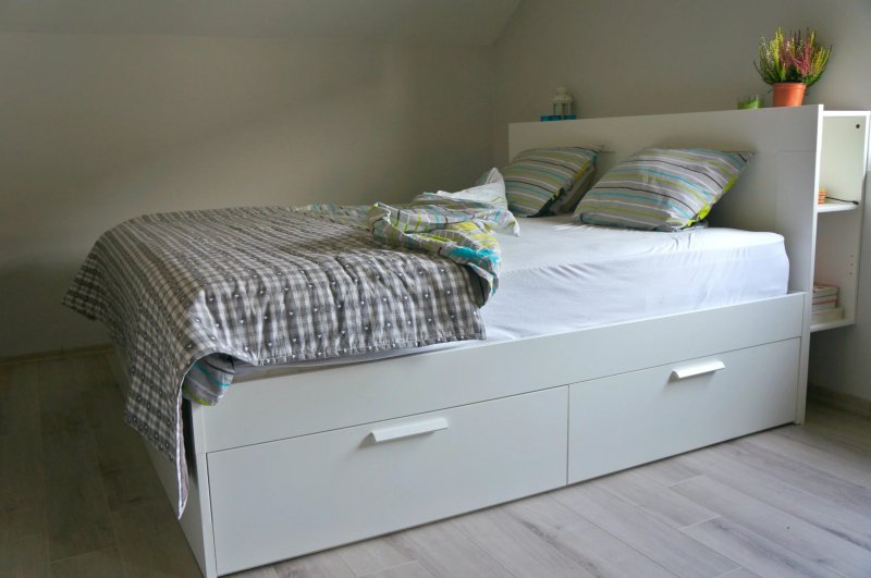Кровать brimnes ikea