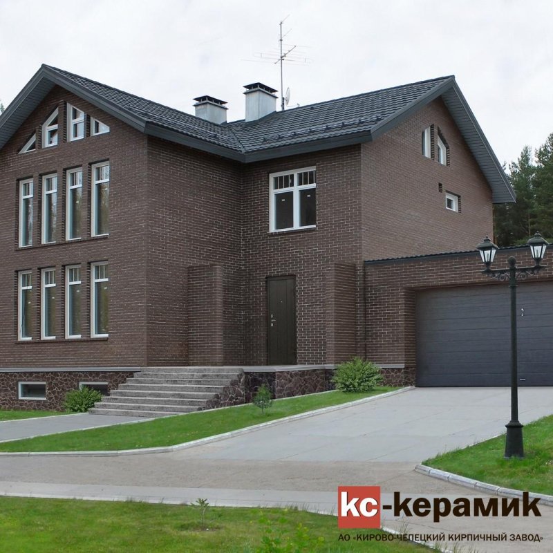 Кирпич темно коричневый браер