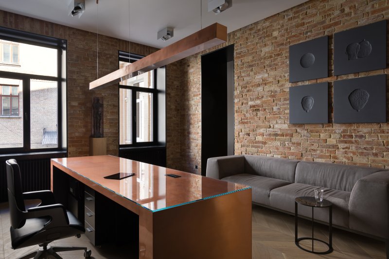 Loft design interior кирпич офис