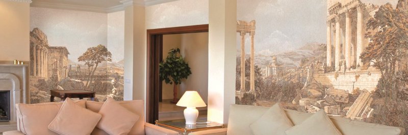 Affresco фрески в интерьере кухни