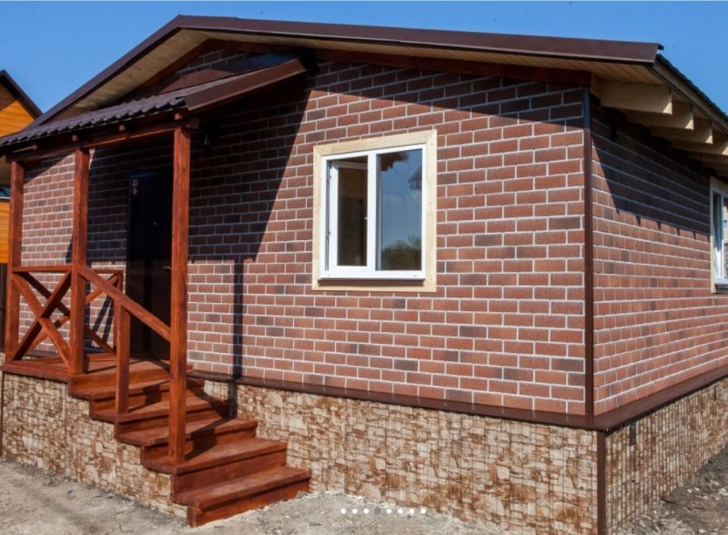 Фасадная плитка hauberk баварский кирпич