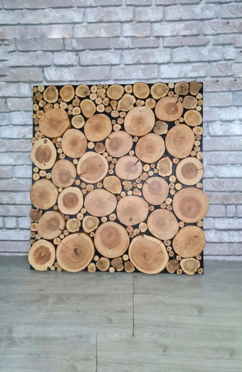 Картины из спилов дерева