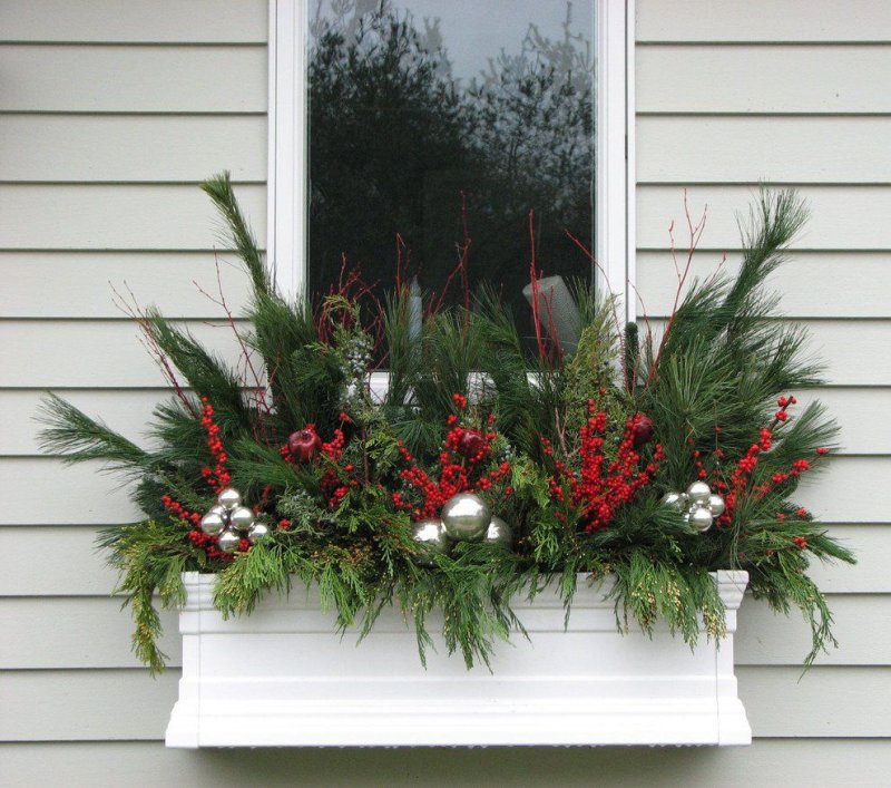 Christmas window box ideas