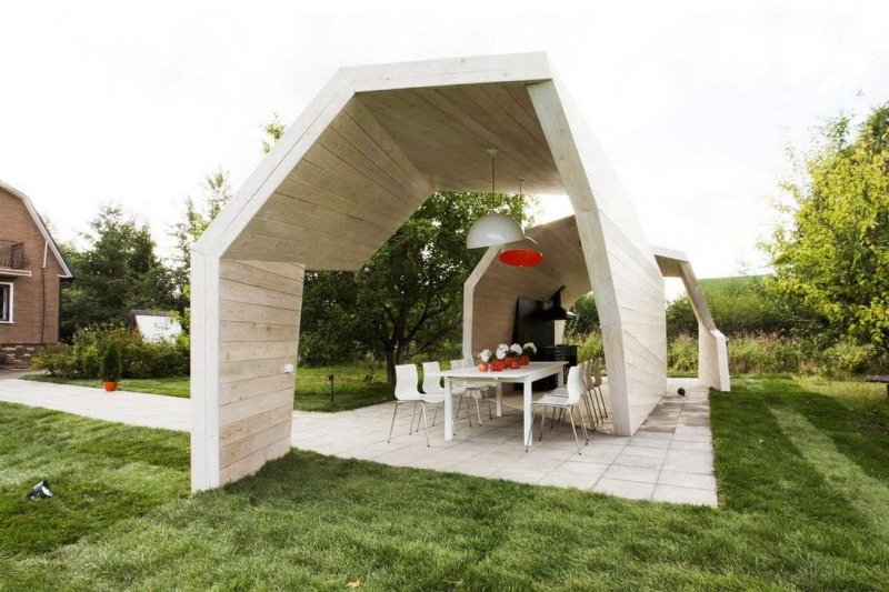 Wooden gazebo беседки
