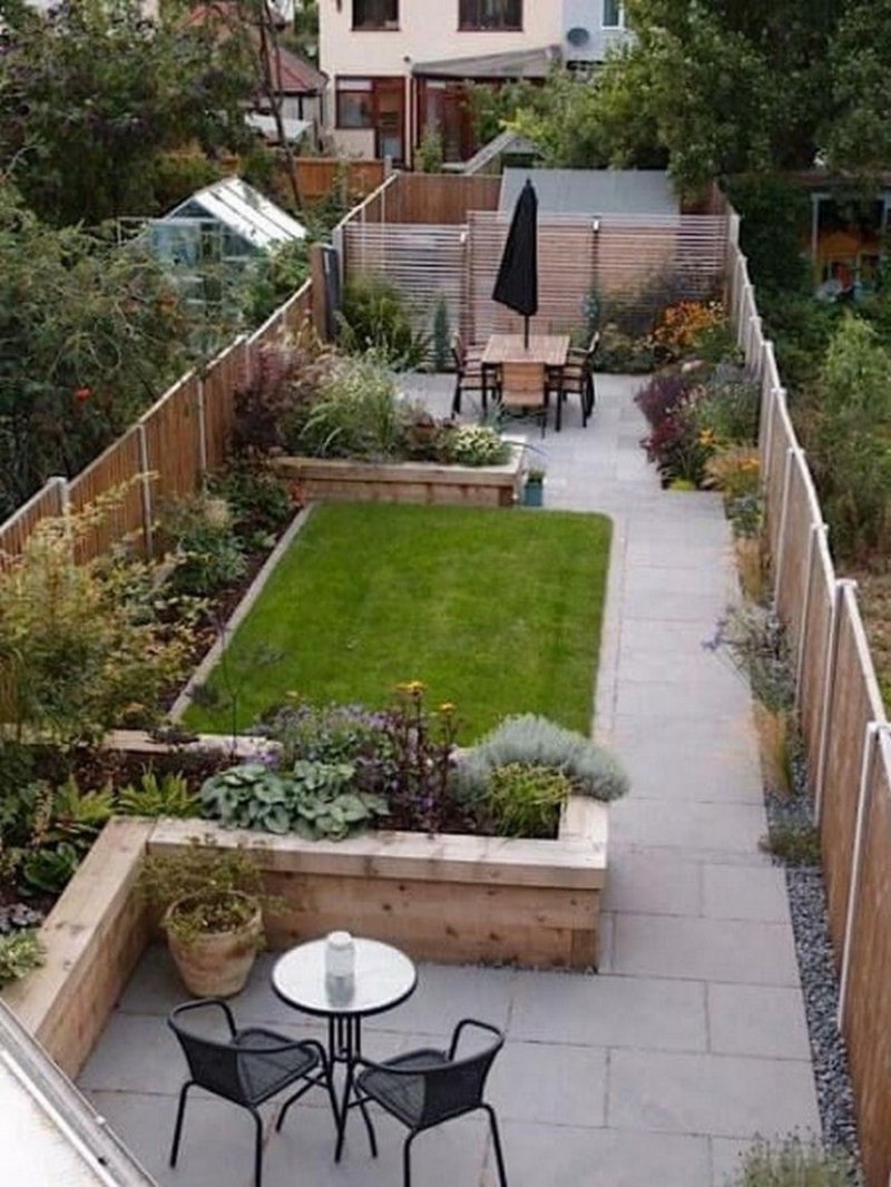 Backyard landscaping
