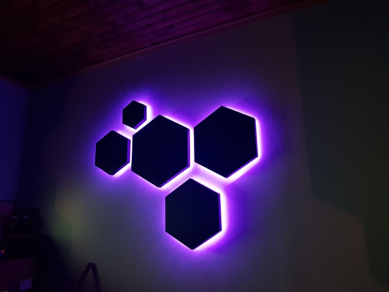 Модульный светильник hexagon