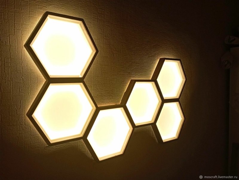 Модульный светильник hexagon