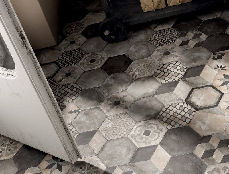 Плитки equipe hexatile cement