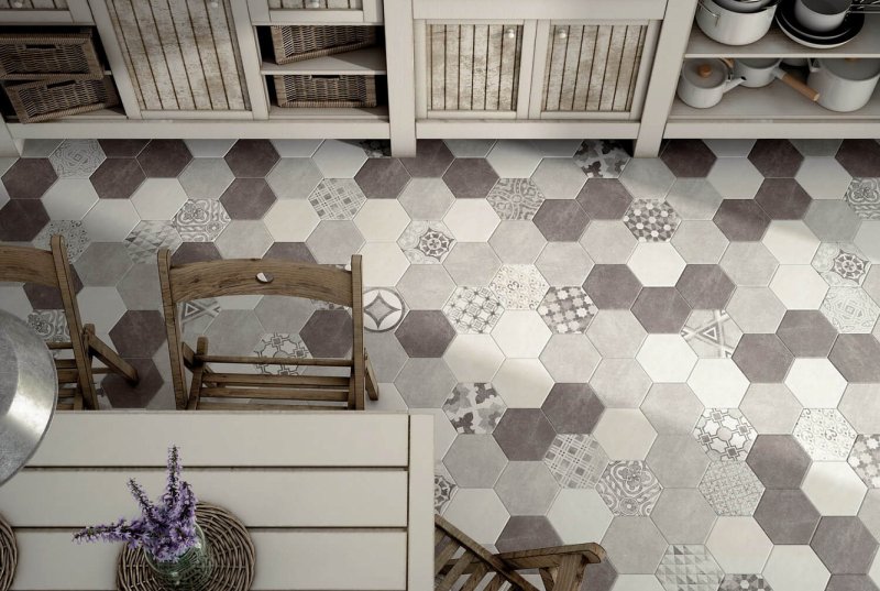 Плитки equipe hexatile cement