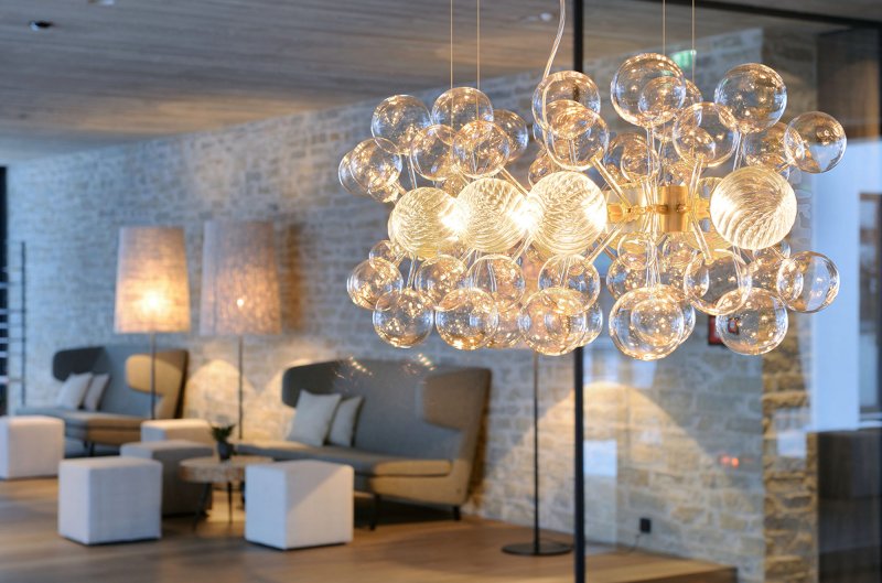 Люстра glass bubble chandelier