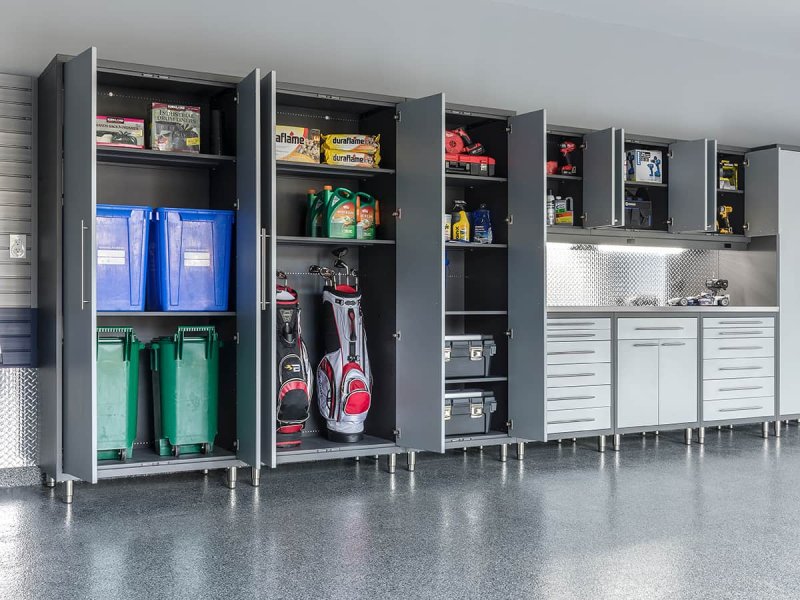 Garage storage cabinets