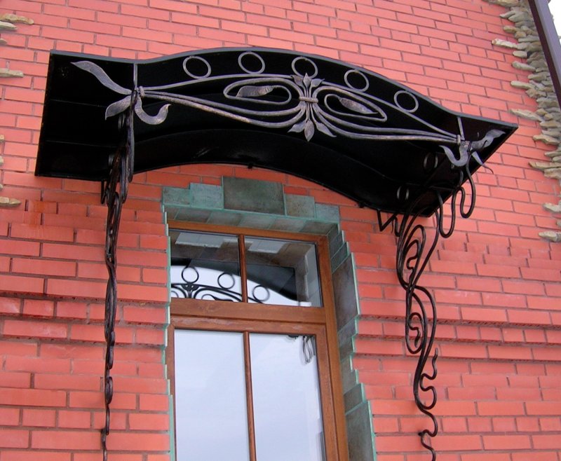 Кованые козырьки