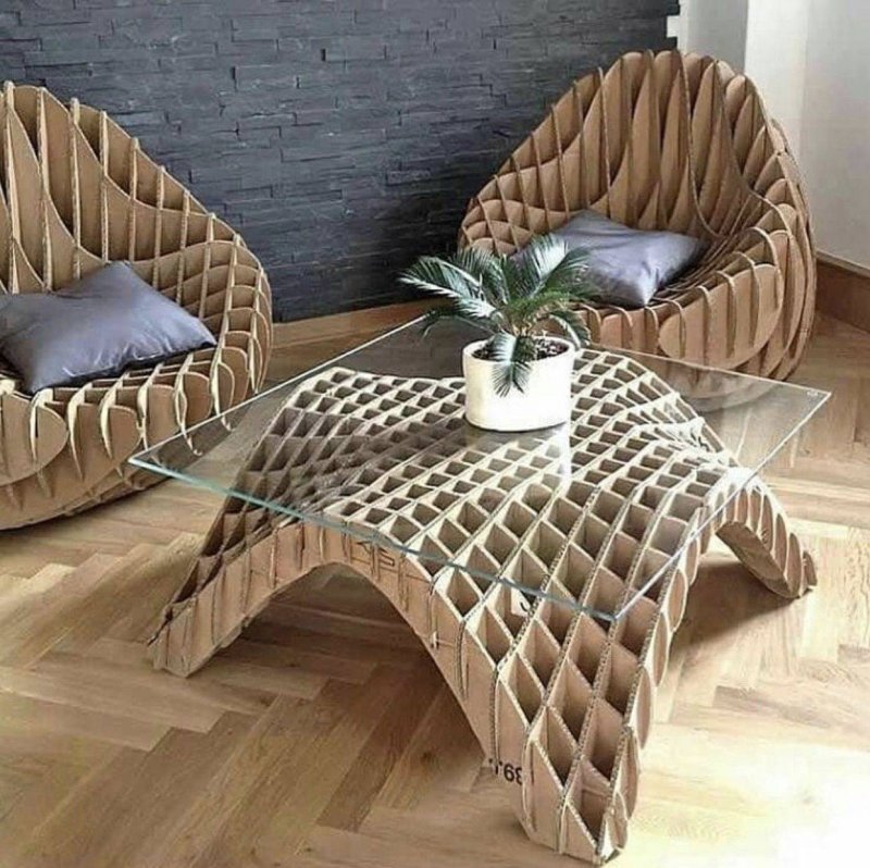 Мебель из картона