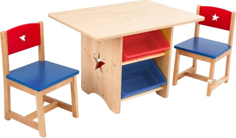 Стол 2 стула звезда kidkraft