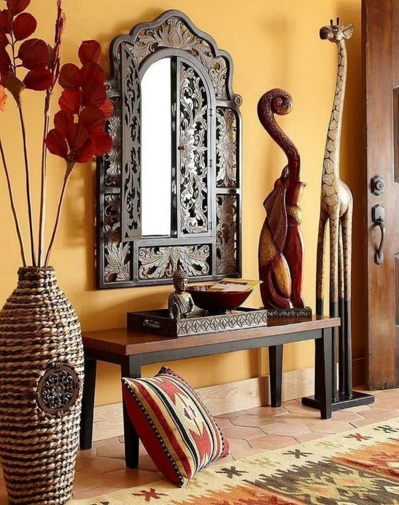 Колониальный ethnic style interior