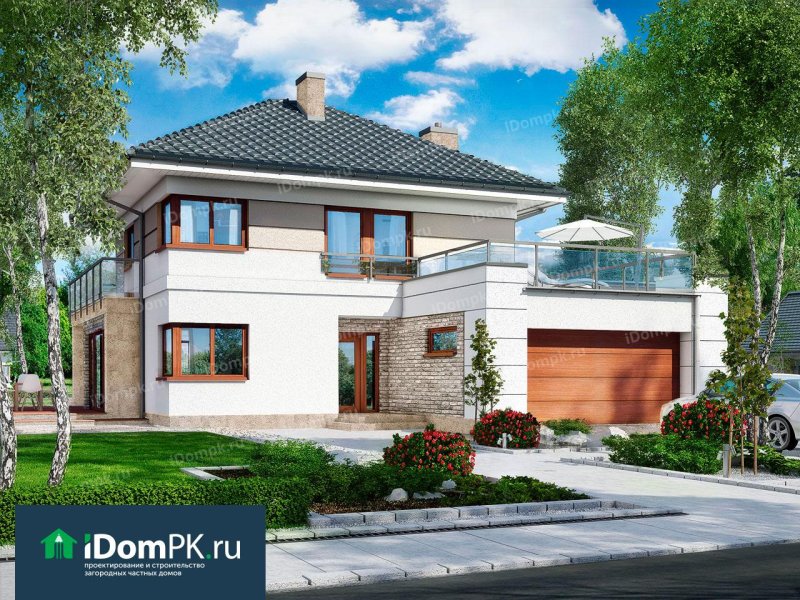 Z500 проекты двухэтажных домов с гаражом