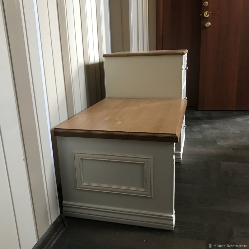 Тумба в прихожую с сиденьем
