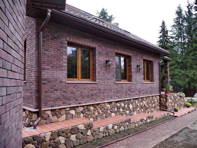 Облицовочный кирпич баварская кладка