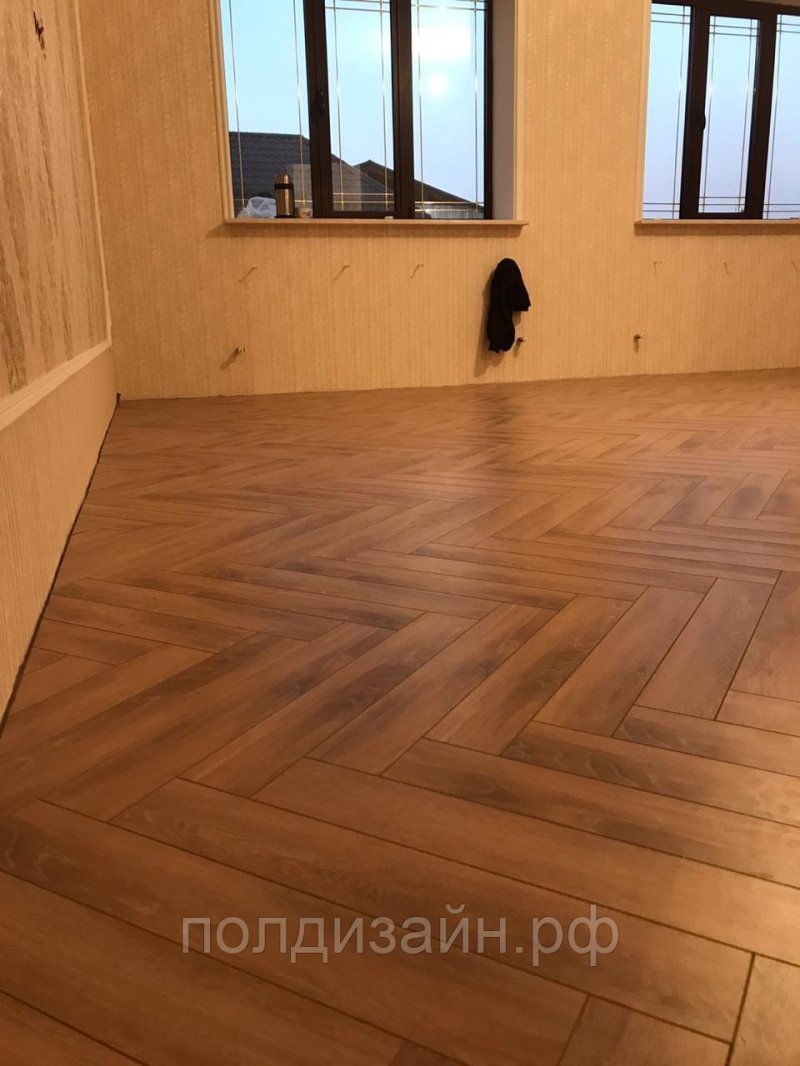 Хаотичная укладка ламината с фаской