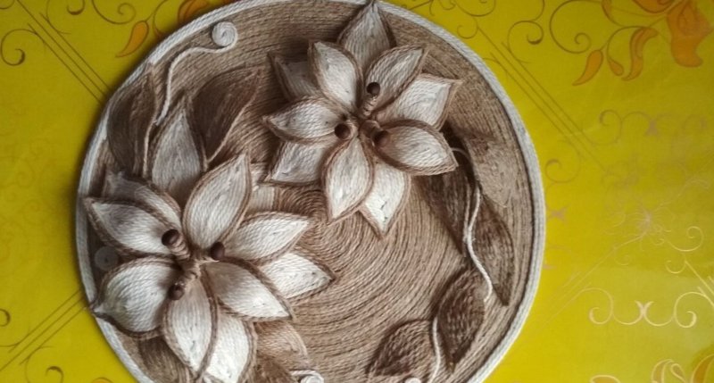 Поделки из джута и мешковины