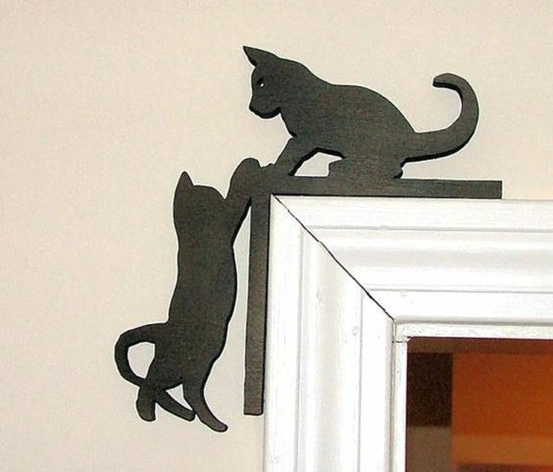 Кот из фанеры