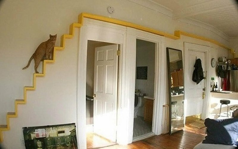 Лесенка для кошек
