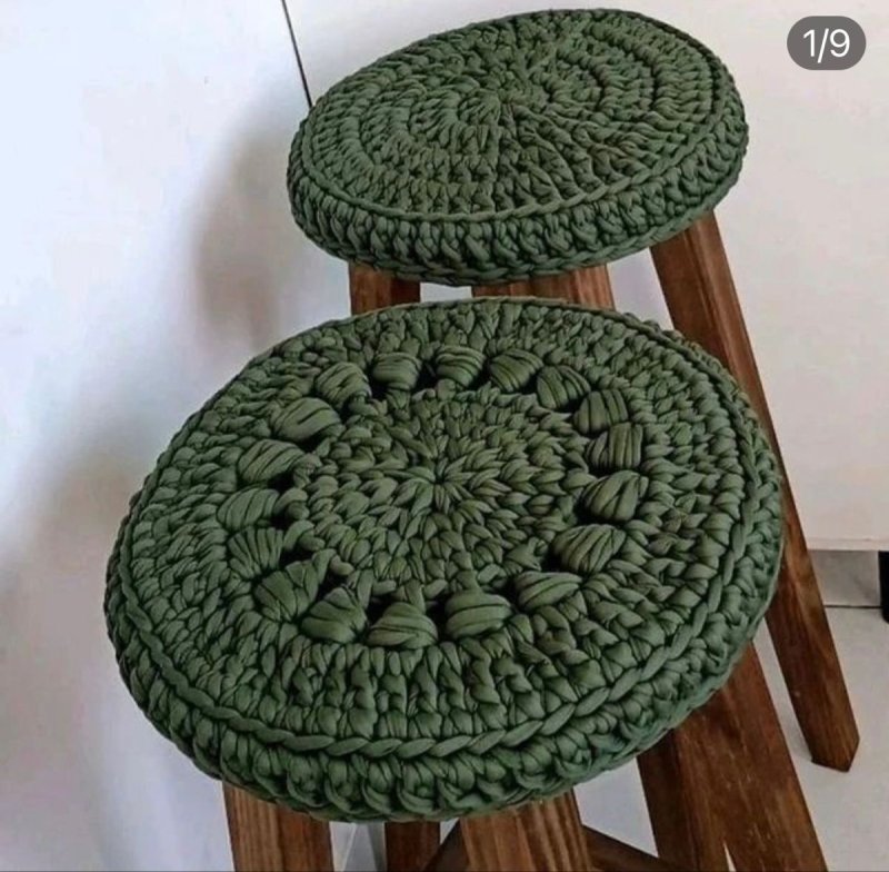 Коврики связанные крючком