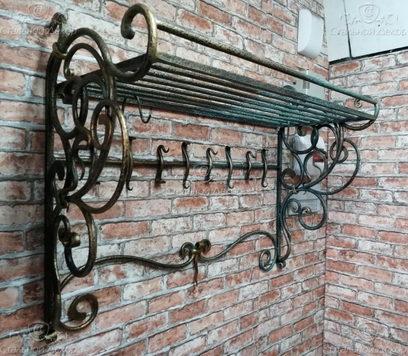 Вешалка мистерия кованая