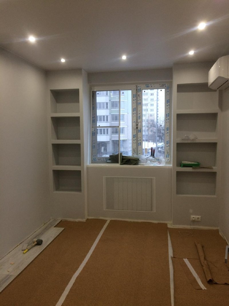 Полки из гипсокартона