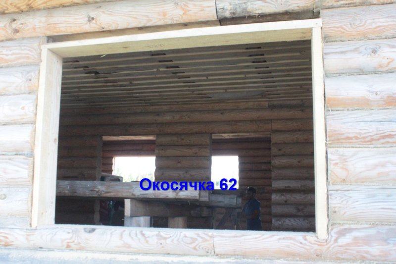 Окосячка дверных проемов в деревянном доме