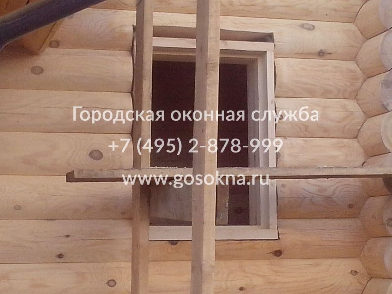 Обсада окон в деревянном доме