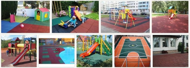 Покрытие детских площадок