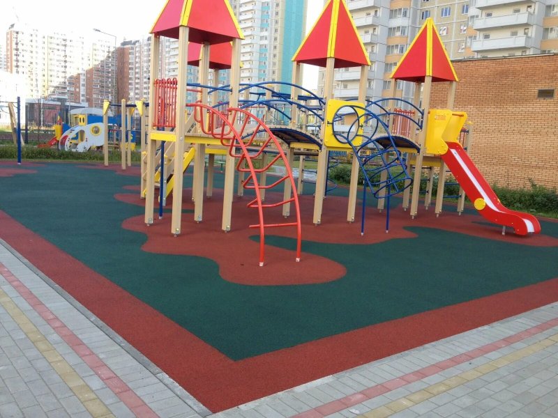 Покрытие детских площадок