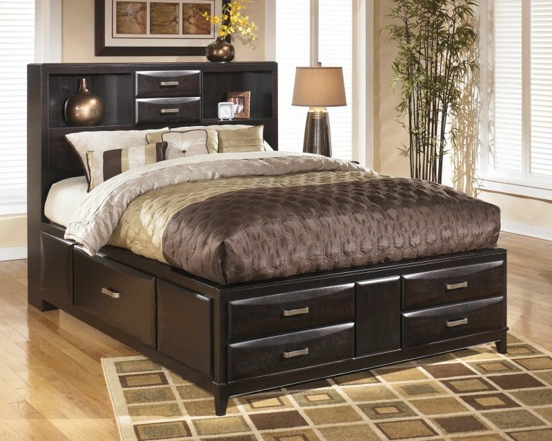 Ashley furniture кровать черная