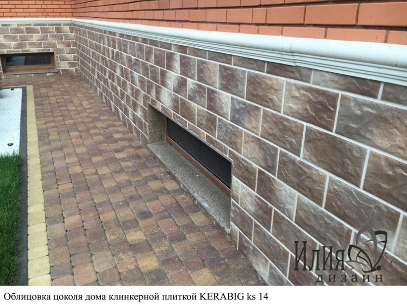 Цоколь облицованный керамогранитом 6030